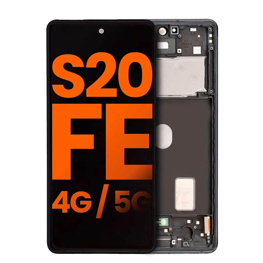 OLED Assembly With Frame Compatible For Samsung Galaxy S20 FE 4G 5G LCD  Screen Display (Cloud Navy)